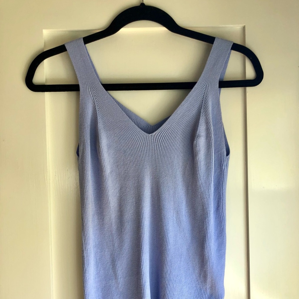 Banana Republic Periwinkle Blue Tank Top, Small